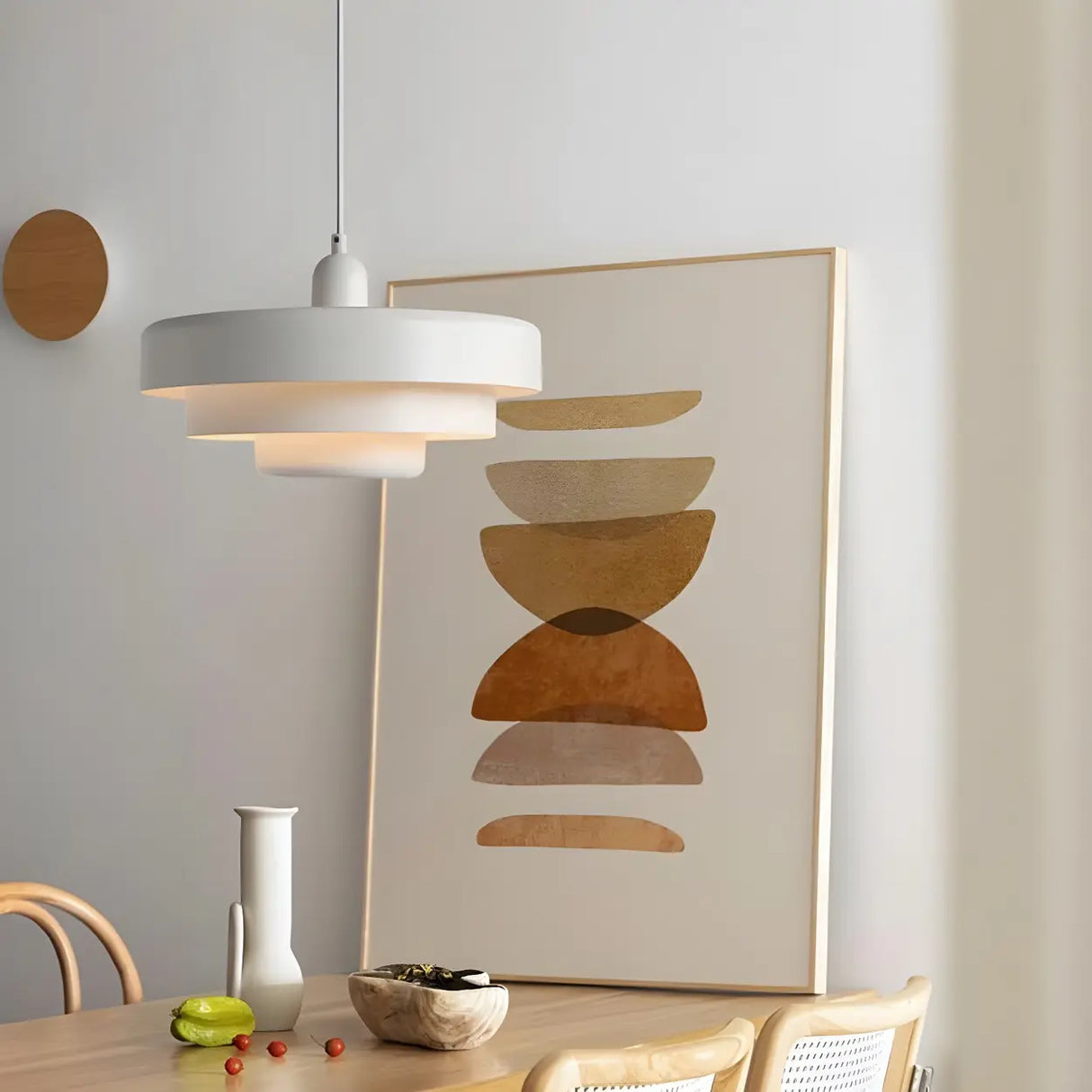 Dining Room Mini Aluminum Multi-Tier Pendant Light Image - 1