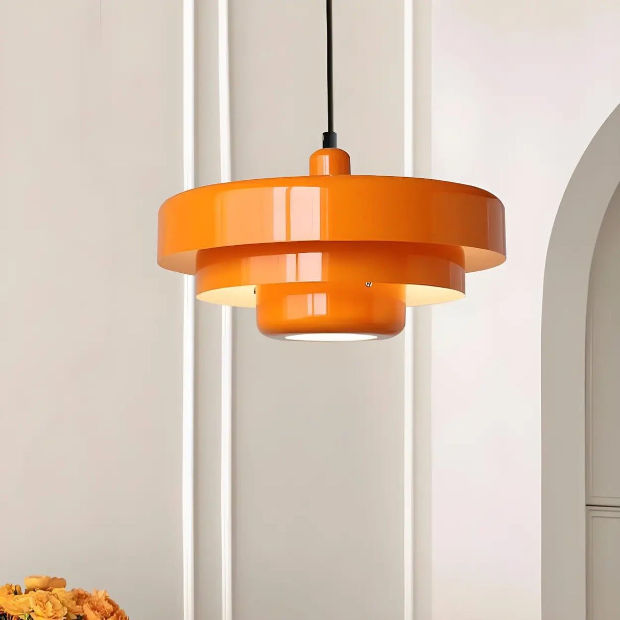 Dining Room Mini Aluminum Multi-Tier Pendant Light Image - 15
