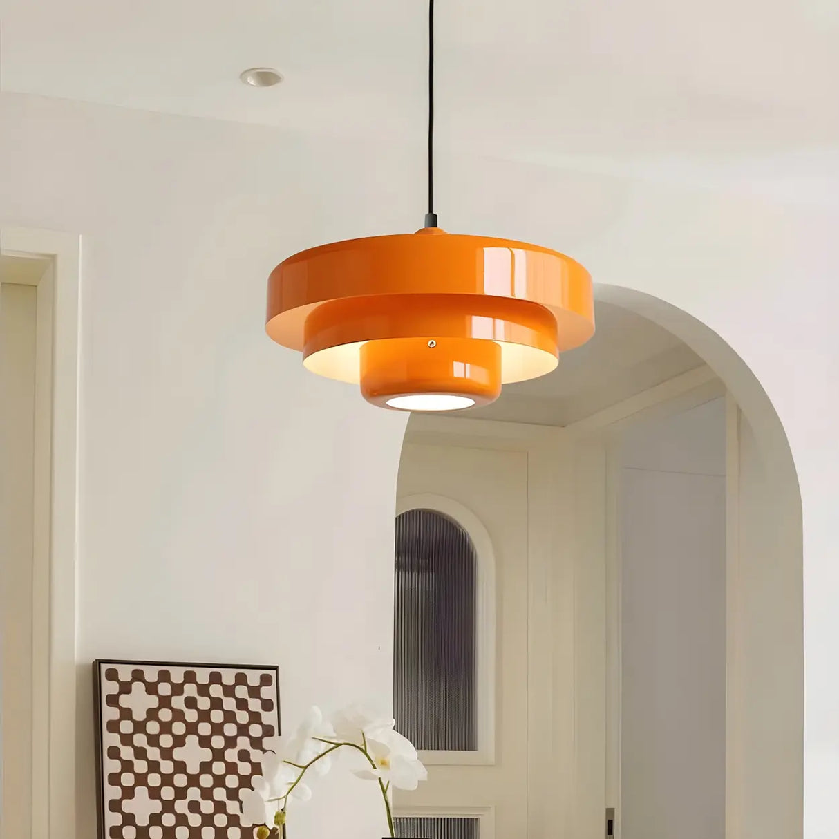 Dining Room Mini Aluminum Multi-Tier Pendant Light Image - 5