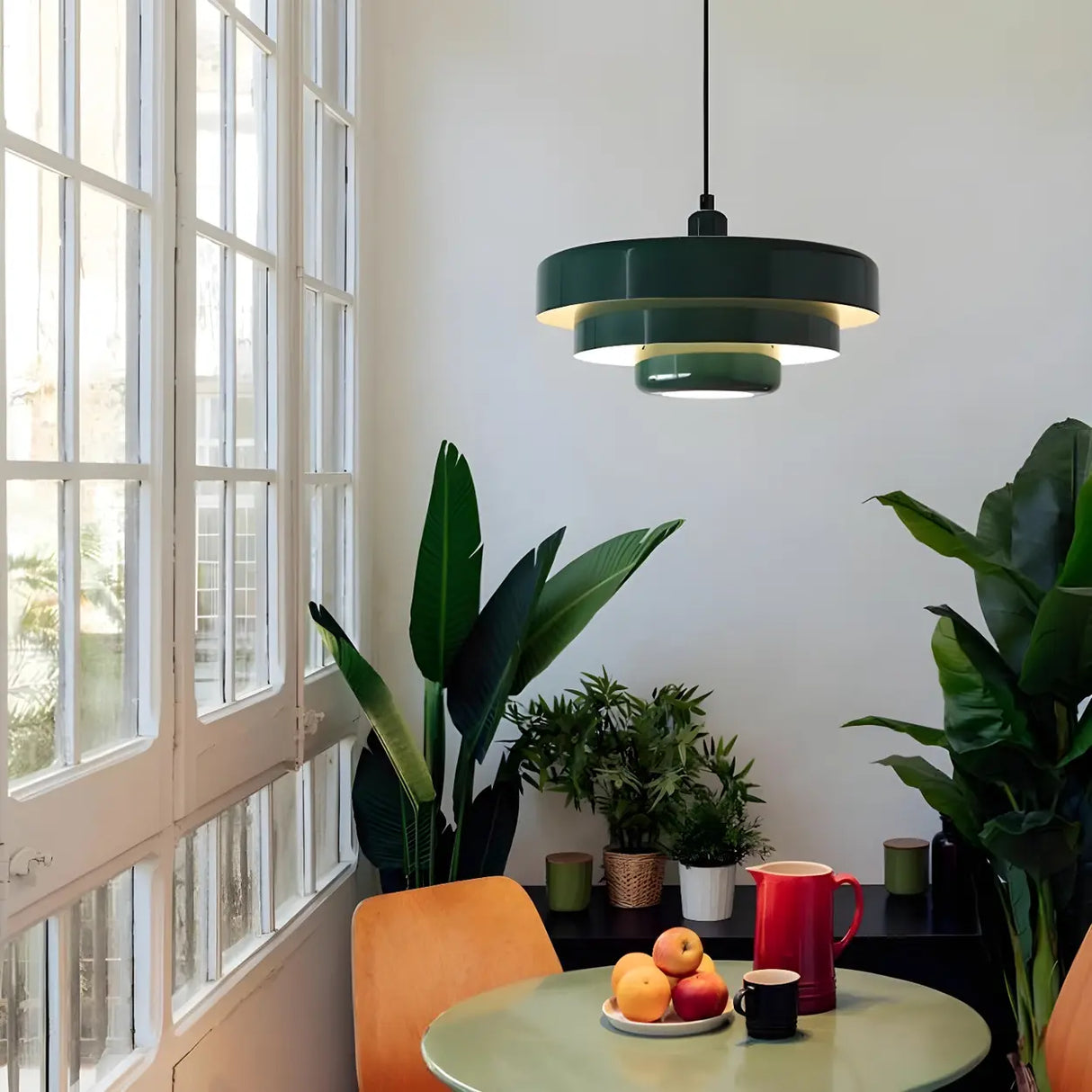 Dining Room Mini Aluminum Multi-Tier Pendant Light Image - 7