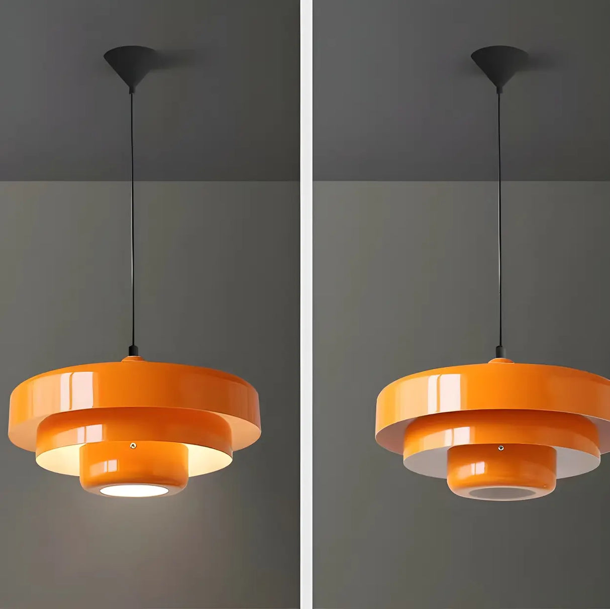 Dining Room Mini Aluminum Multi-Tier Pendant Light Image - 9