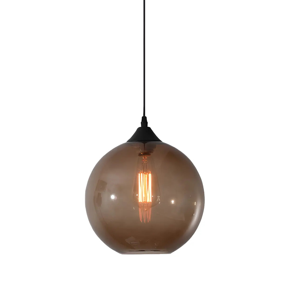 Dining Room Mini Glass Globe-Shaped Pendant Light Image - 15