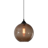 Dining Room Mini Glass Globe-Shaped Pendant Light Image - 15