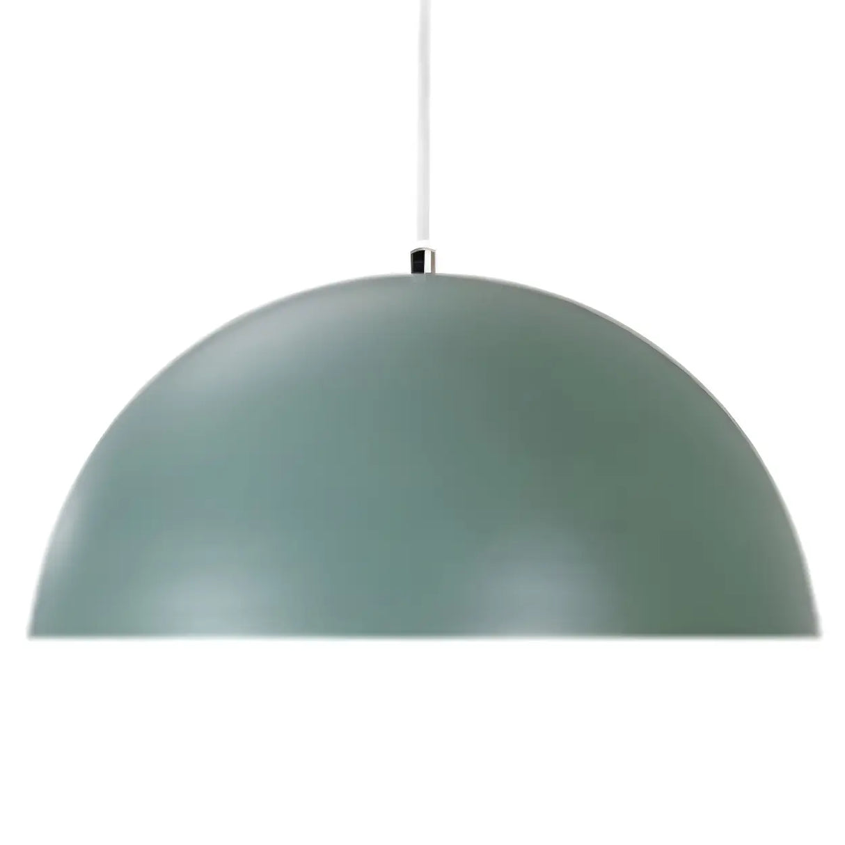 Dining Room Simple Semicircle Aluminum Pendant Light Image - 10