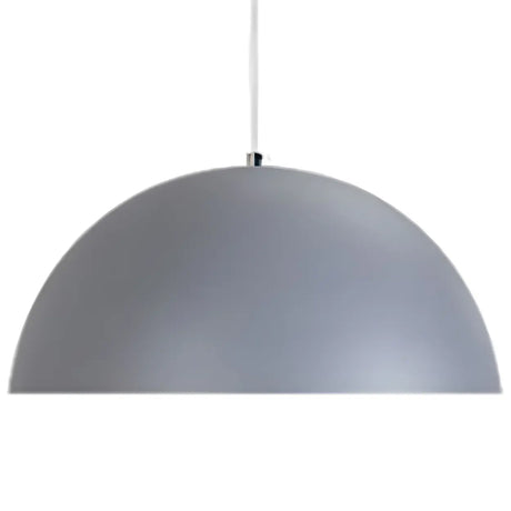 Dining Room Simple Semicircle Aluminum Pendant Light Image - 2