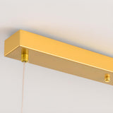 Dining Room Unique LED Black Wave Pendant Light Image - 11