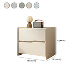 Distressed Finish Stone Countertop Kids Nightstand Image - 15