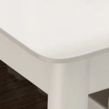 Double Auburn Wooden Desk with Storage Image - 6