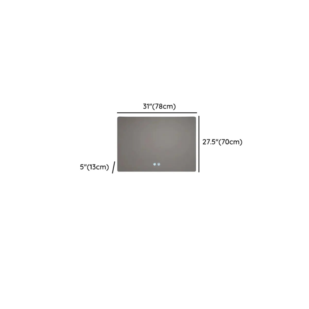 Dove Grey Wall Mounted Bathroom Vanity with Stone Top Image - 15
