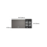 Dove Grey Wall Mounted Bathroom Vanity with Stone Top Image - 25