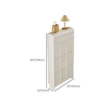 Drop Front Wall-Mounted White Adjustable Shoe Storage Image - 12