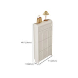 Drop Front Wall-Mounted White Adjustable Shoe Storage Image - 22