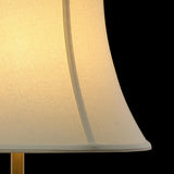 Drum-Shaped Shade Crystal Ball Base Bedside Table Lamp Image - 10