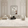 Easy Care Rectangle Polyester Solid Color Area Rug Image - 2