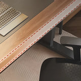 Electric Adjustable L-Shaped Wooden Computer Desk Image - 4