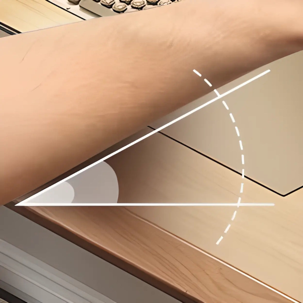 Electric Adjustable L-Shaped Wooden Computer Desk Image - 5