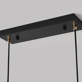 Elegant 4-Light Clear Cylindrical Island Pendant Light Image - 10
