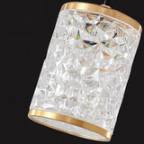 Elegant 4-Light Clear Cylindrical Island Pendant Light Image - 7