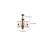 Elegant Antique Bronze Vintage Ceiling Chandelier#size