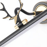 Elegant Antler Gold Linear LED Vanity Mirror Light Image - 12