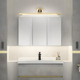 Elegant Antler Gold Linear LED Vanity Mirror Light Image - 3