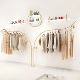 Elegant Arc Metal Gold Large Wall Mounted Coat Rack Image - 4