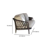Elegant Beige Rope Woven UV Resistant Patio Sofa Set Image - 18