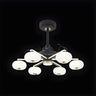 Elegant Cloud Shade Remote Chandelier Fan with Lights Image - 13