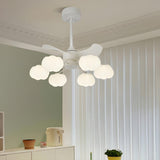 Elegant Cloud Shade Remote Chandelier Fan with Lights Image - 16