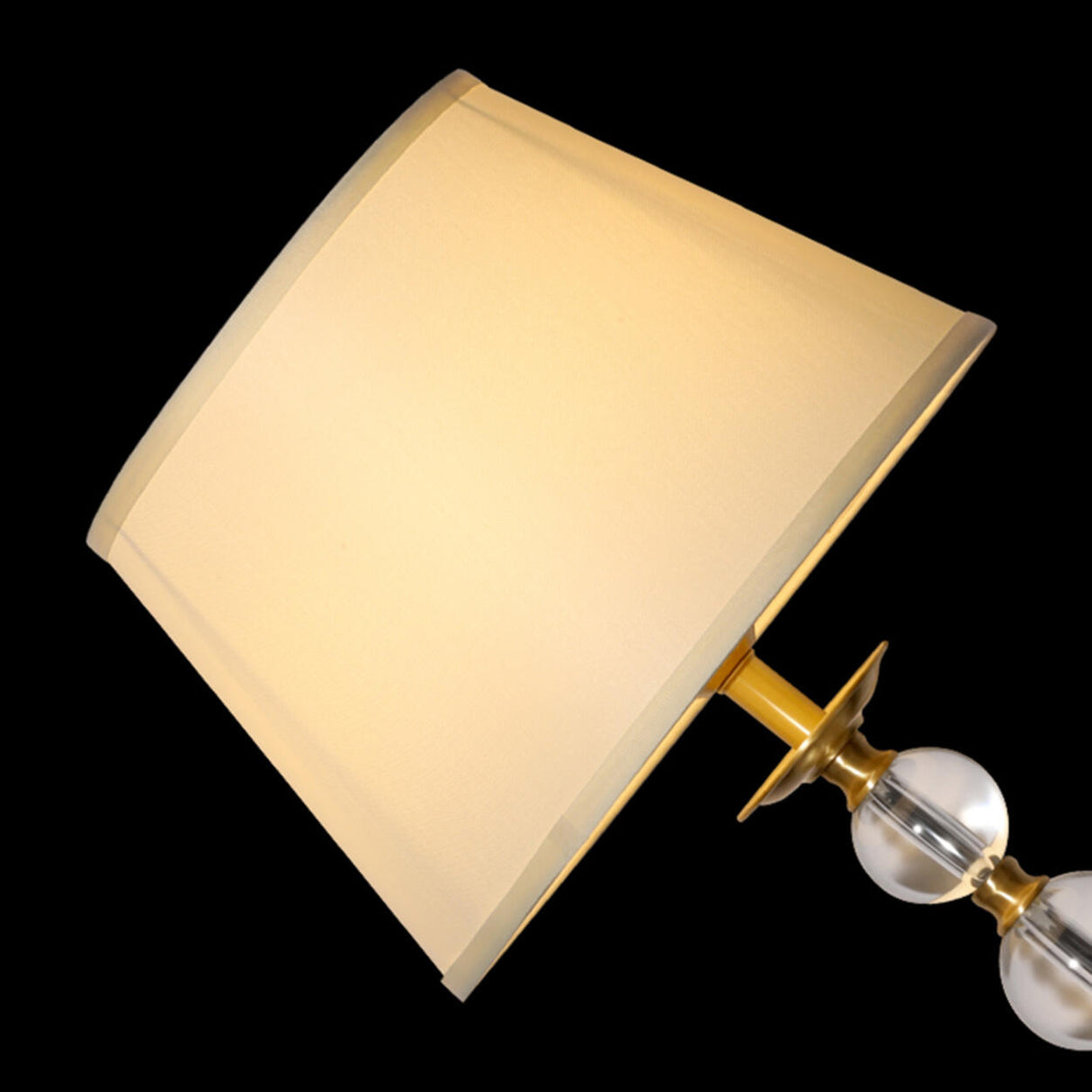 Elegant Conical Crystal Ball Base Decorative Table Lamp Image - 7