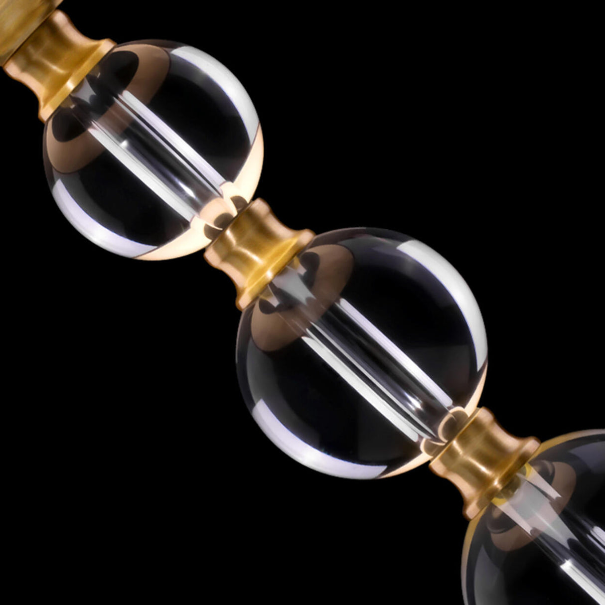 Elegant Conical Crystal Ball Base Decorative Table Lamp Image - 8