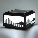 Elegant Geometric Metal Outdoor Landscape Table Lamp Image - 7