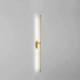 Elegant Gold Bathroom Linear Vanity Light Fixture Image - 2
