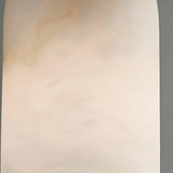 Elegant Gold Bell Alabaster Adjustable Pendant Light Image - 9