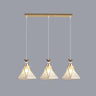 Elegant Gold Cone Kitchen Island Pendant Lights Image - 6