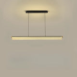 Elegant Linear Glass Cylinder Island Pendant Light Image - 8