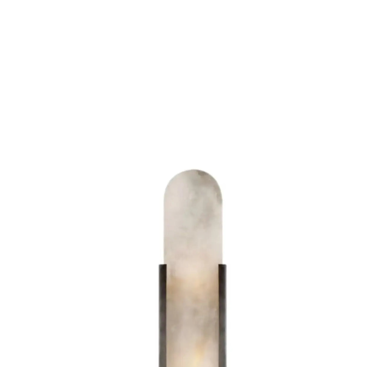 Elegant Marble Vertical Up Down LED Wall Sconce Image - 11