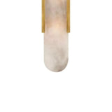 Elegant Marble Vertical Up Down LED Wall Sconce Image - 12