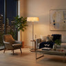 Elegant Minimalist Circular Integrated LED Floor Lamp Image - 1