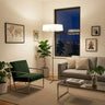 Elegant Minimalist Circular Integrated LED Floor Lamp Image - 4