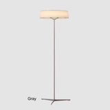 Elegant Minimalist Circular Integrated LED Floor Lamp Image - 6