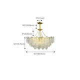 Elegant Modern Tiered Crystal Round Living Room Chandelier Image - 25