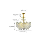 Elegant Modern Tiered Crystal Round Living Room Chandelier Image - 27