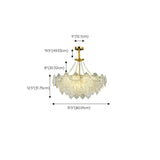 Elegant Modern Tiered Crystal Round Living Room Chandelier Image - 30