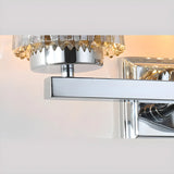 Elegant Prismatic Glass Cylinder 3-Light Vanity Light Image - 12