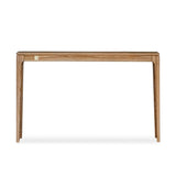 Elegant Rectangular Black Wooden Storage Console Table Image - 2
