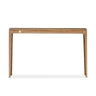 Elegant Rectangular Black Wooden Storage Console Table Image - 2