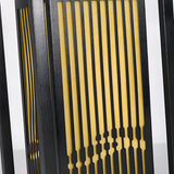 Elegant Rectangular Metal Floor Outdoor Garden Lamp Image - 9