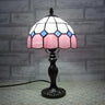 Elegant Tiffany Dome Stained Glass Decor Table Lamp Image - 10