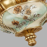 Elegant Vintage Floral Chandelier for Living Room Decor Image - 12